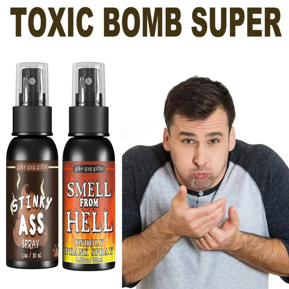 12 euros !! Spray de caca liquide, blague de pets bien sales, spray de farce pour Halloween et autres occasion, bombes pour Prank malodorant et drôles, spray puant hilarant
