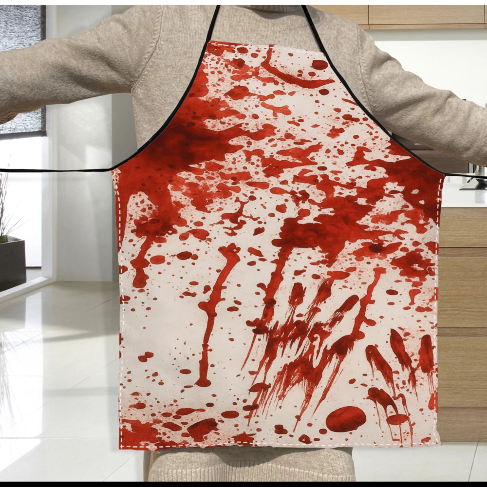 12,50 euros !! Tablier horreur éclaboussé de faux Sang avec imprimé parfait pour Prank et Halloween