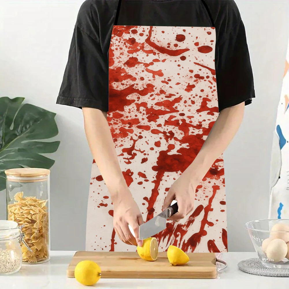 12,50 euros !! Tablier horreur éclaboussé de faux Sang avec imprimé parfait pour Prank et Halloween