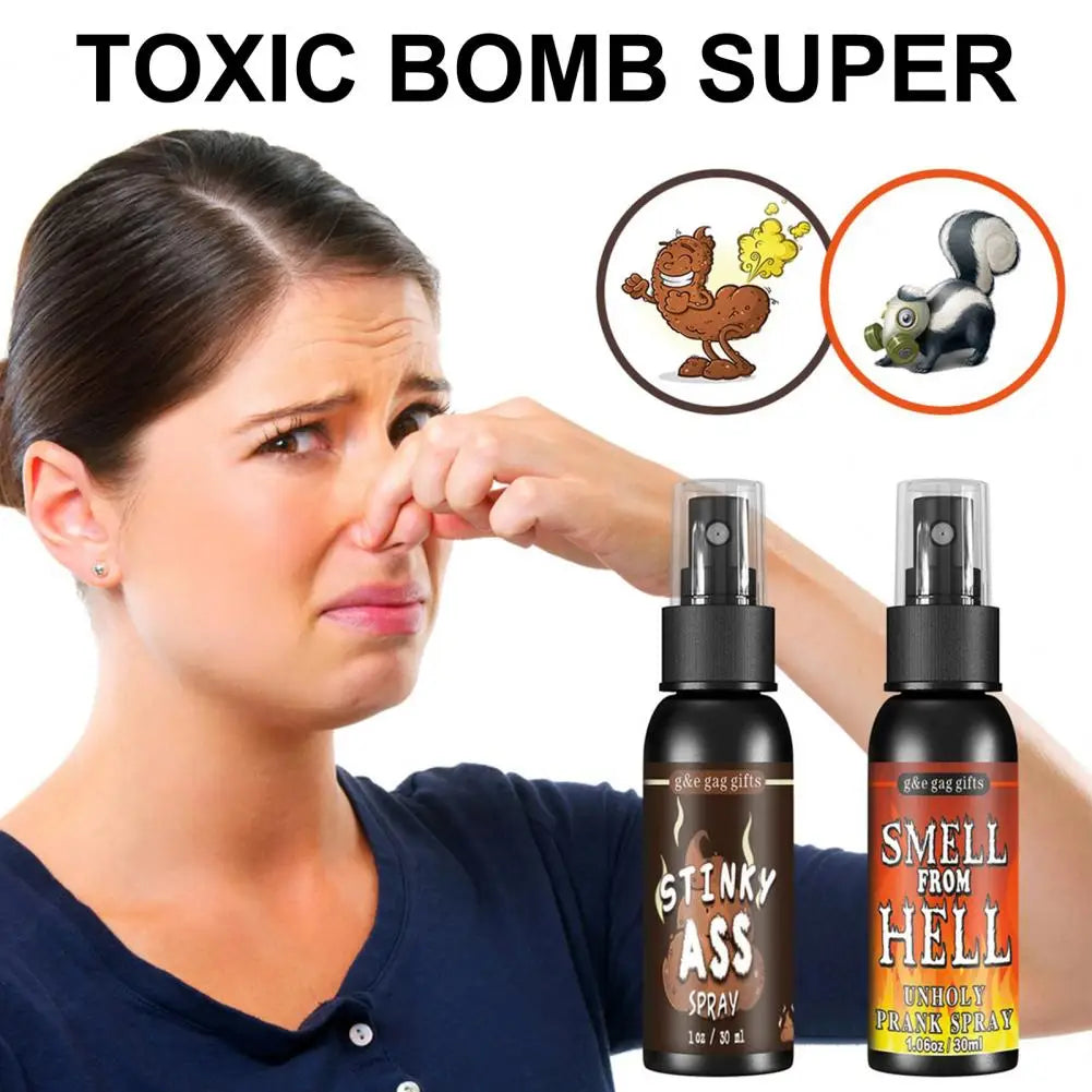 12 euros !! Spray de caca liquide, blague de pets bien sales, spray de farce pour Halloween et autres occasion, bombes pour Prank malodorant et drôles, spray puant hilarant