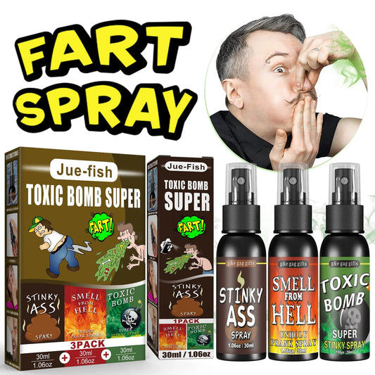 12 euros !!! Spray qui pue très fort la merde de 30ml pour des Prank de malade ! Blagues et farces bien sales ( 3 odeurs disponibles )