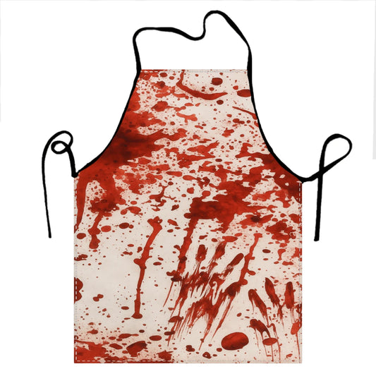 12,50 euros !! Tablier horreur éclaboussé de  faux Sang avec imprimé parfait pour Prank et Halloween