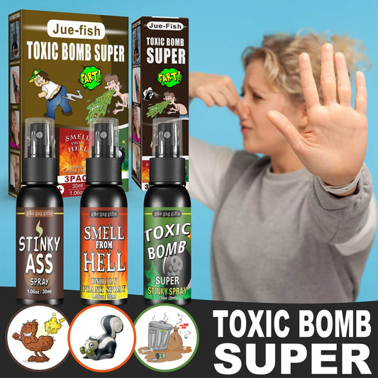 12 euros !!! Spray qui pue très fort la merde de 30ml pour des Prank de malade ! Blagues et farces bien sales ( 3 odeurs disponibles )
