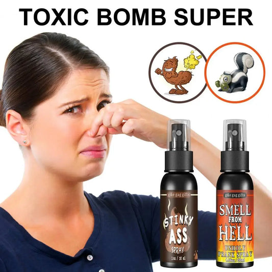 12 euros !! Spray de caca liquide, blague de pets bien sales, spray de farce pour Halloween et autres occasion, bombes pour Prank malodorant et drôles, spray puant hilarant